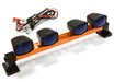 Billet Machined T7 Realistic Roof Top Blue Color Spot Light (4) w/ LED