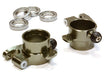 Billet Machined Rear Hub Carriers for HPI 1/10 Scale E10 On-Road
