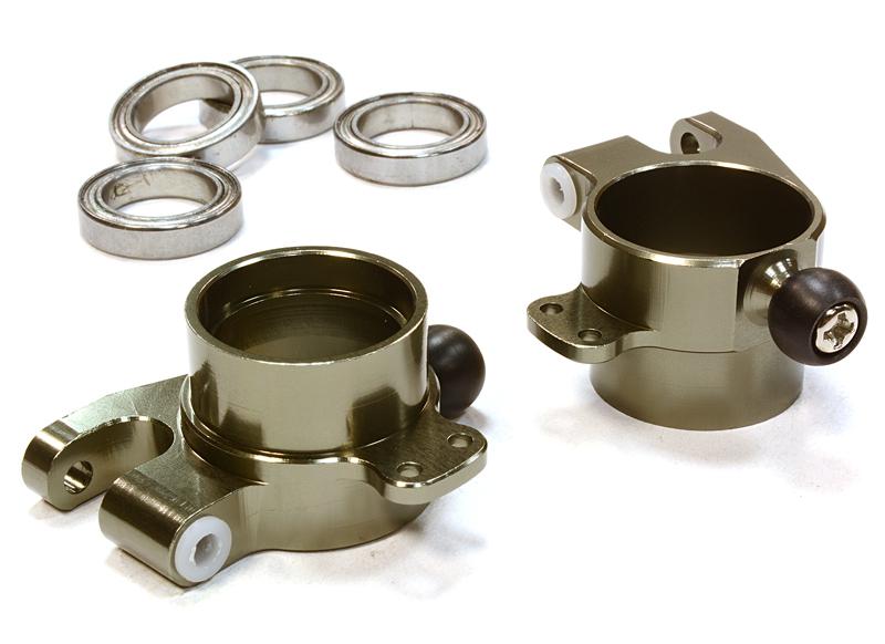 Billet Machined Rear Hub Carriers for HPI 1/10 Scale E10 On-Road