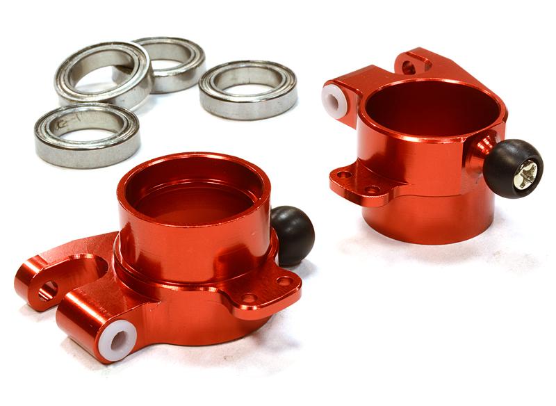 Billet Machined Rear Hub Carriers for HPI 1/10 Scale E10 On-Road