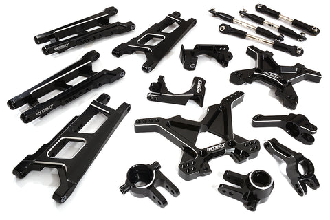 Black Billet Machined Suspension Upgrade Kit for 1/10 Stampede 4X4 & Slash 4X4