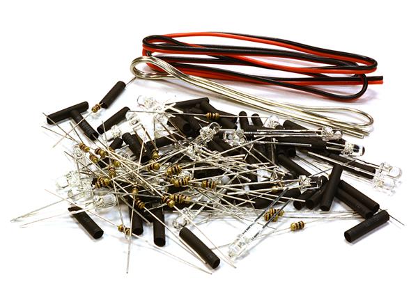 3mm LED Light Assorted Kit DIY LEDs Set for Scale Model