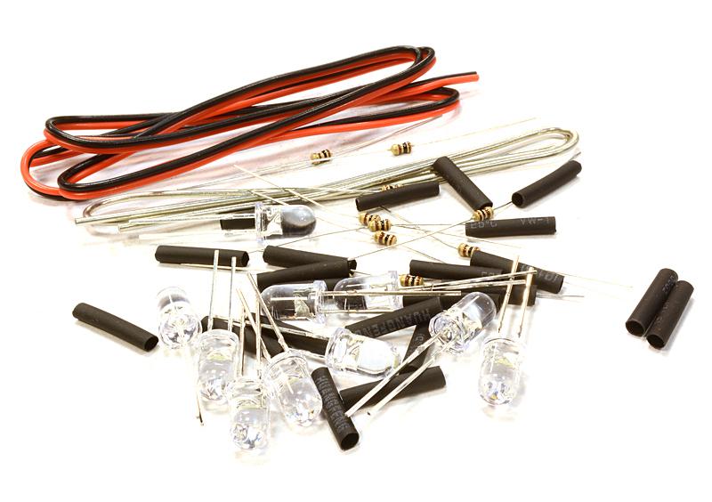5mm LED Light Assorted Kit DIY LEDs Set for Scale Model