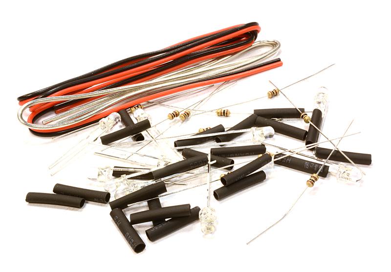 3mm LED Light Assorted Kit DIY LEDs Set for Scale Model