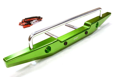 Realistic Metal Rear Bumper with LED for Axial SCX-10 43mm Mount
