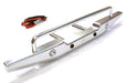 Realistic Metal Rear Bumper with LED for Axial SCX-10 43mm Mount
