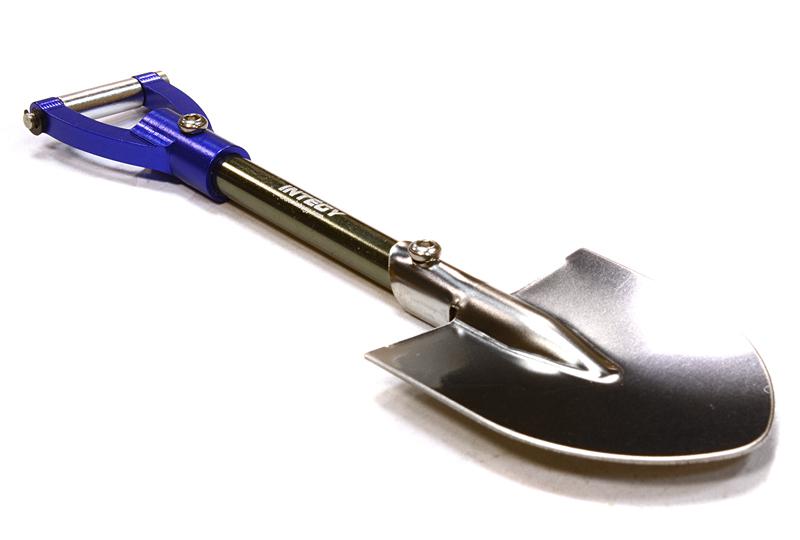 Realistic Scale Model Billet Machined D-Handle Utility Shovel 1/10 Size