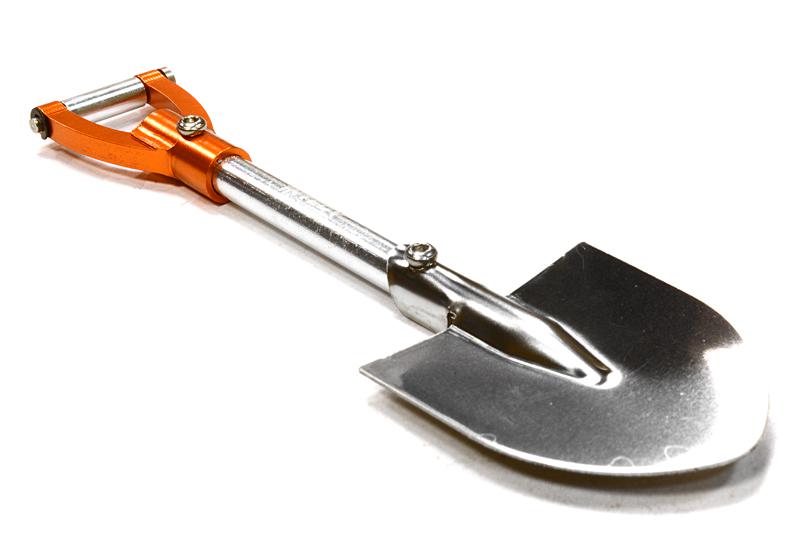 Realistic Scale Model Billet Machined D-Handle Utility Shovel 1/10 Size