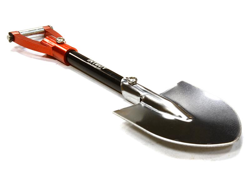 Realistic Scale Model Billet Machined D-Handle Utility Shovel 1/10 Size