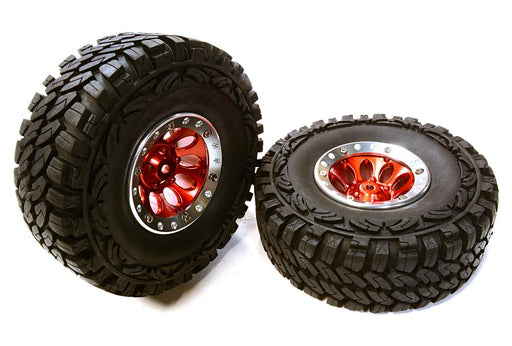 10H Composite 1.9 Wheel w/ Alloy Ring & Tire (2) for Scale Crawler (O.D.=113mm)