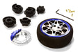 Dual 8 Spoke Steering Wheel Set for Most HPI, Futaba, Airtronics, Hitec & KO