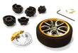 V10 Spoke Steering Wheel Set for Most HPI, Futaba, Airtronics, Hitec & KO