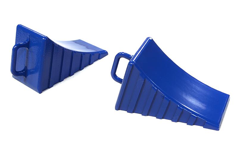 Realistic Scale Model Wheel Chock (2) 1/10 Size