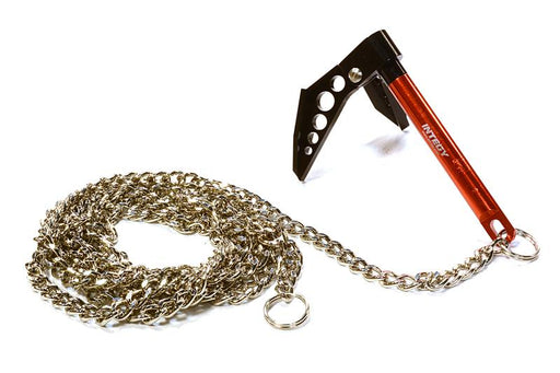 Billet Machined Realistic Scale Model Portable Winch Anchor w/ Chain 1/10 Size