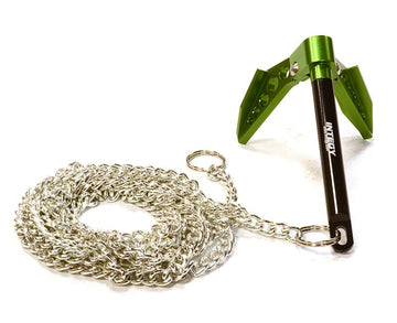 Billet Machined Realistic Scale Model Portable Winch Anchor w/ Chain 1/10 Size