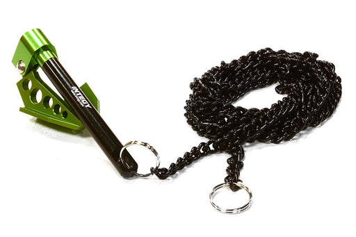 Billet Machined Realistic Scale Model Portable Winch Anchor w/ Chain 1/10 Size