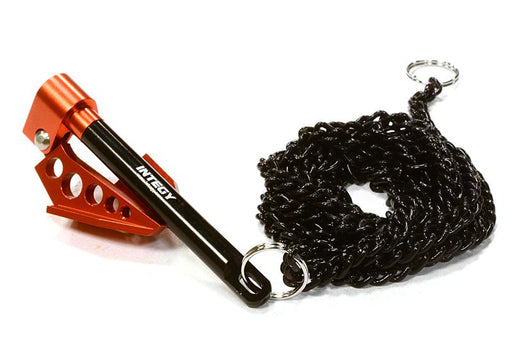 Billet Machined Realistic Scale Model Portable Winch Anchor w/ Chain 1/10 Size