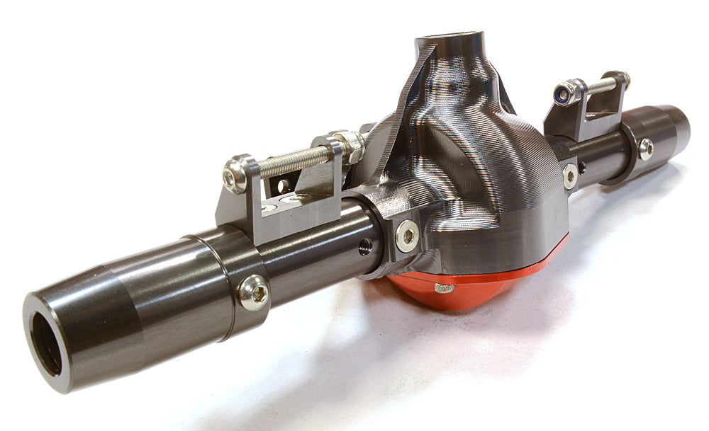 Billet Machined Rear Axle Housing Kit for SCX-10, Dingo, Honcho & Jeep