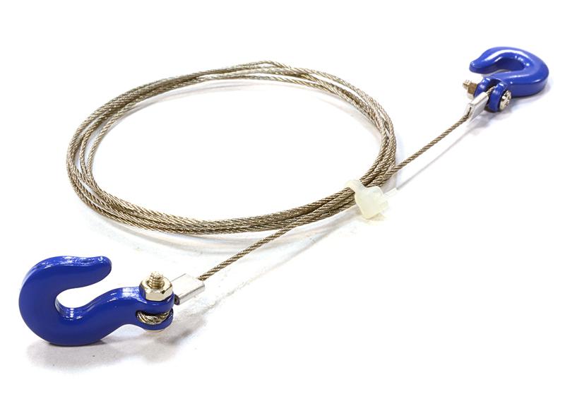 Realistic Cable & Hook Set for 1/10 Size Scale Crawler Truck