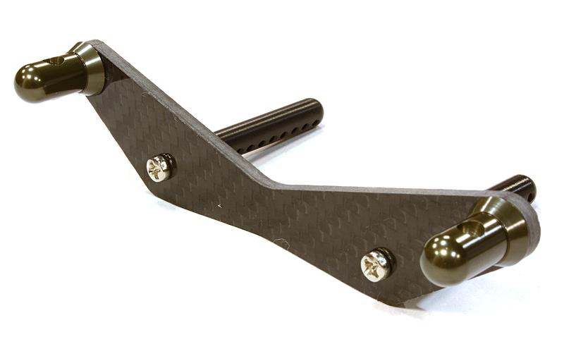 Machined Front Body Mount Set for HPI 1/10 Scale Crawler King