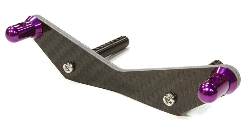 Machined Front Body Mount Set for HPI 1/10 Scale Crawler King