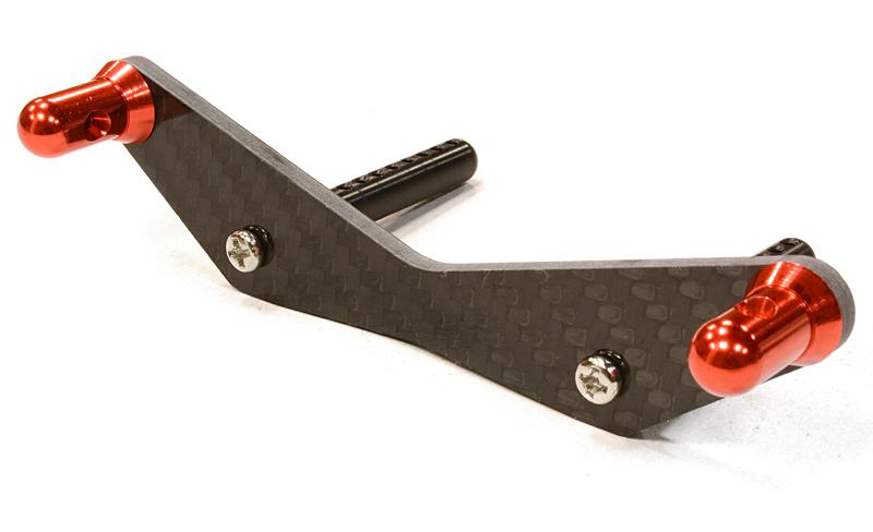 Machined Front Body Mount Set for HPI 1/10 Scale Crawler King