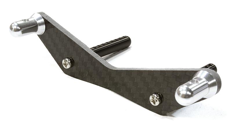 Machined Front Body Mount Set for HPI 1/10 Scale Crawler King