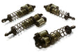 Billet Machined Piggyback Shock Set for Traxxas 1/10 Rustler 2WD & Bandit VXL