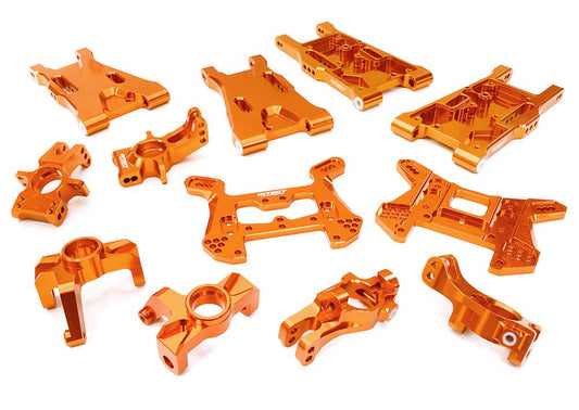 Orange Billet Machined Suspension Upgrade Kit for HPI 1/8 Scale Apache C1 Flux