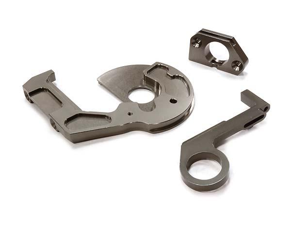 Billet Machined Motor Mount Set for Vaterra Twin Hammers 1.9 Rock Racer