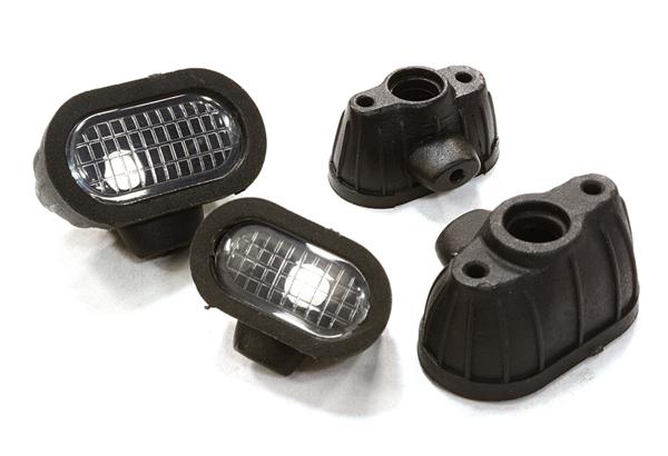 Realistic Spot Light (4) w/o LED, Plastic Housing for 1/10 & 1/8 Scale