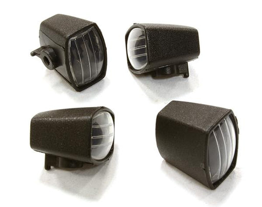 Realistic Spot Light (4) w/o LED, Plastic Housing for 1/10 & 1/8 Scale