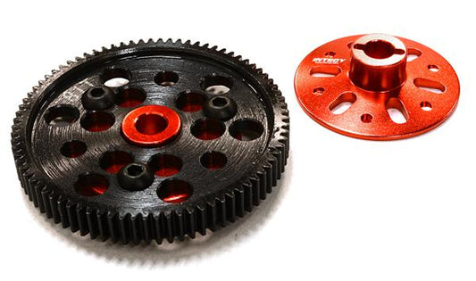 Slipper Clutch Plates w/ Steel 81T Spur Gear for Axial SCX-10, AX10 & Wraith 2.2