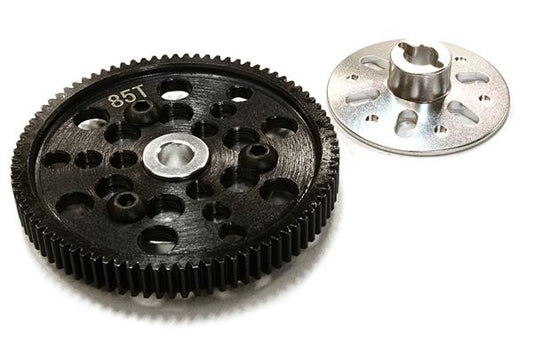 Slipper Clutch Plates w/ Steel 85T Spur Gear for Axial SCX-10, AX10 & Wraith 2.2