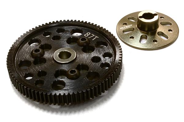 Slipper Clutch Plates w/ Steel 87T Spur Gear for Axial SCX-10, AX10 & Wraith 2.2