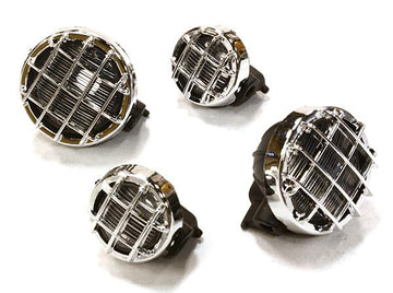 Realistic Spot Light (4) w/o LED, Plastic Housing for 1/16 & 1/10 Scale