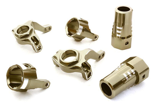 Billet Machined Steering, Caster Block & Rear Lockout Set for Axial SCX-10
