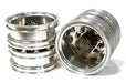 Machined Alloy T5 Rear Dually Wheel (2) for Tamiya 1/14 Scale Tractor Trucks