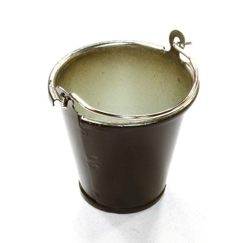 Realistic 1/10 Scale 33x31mm Size Metal Bucket for Off-Road Crawling