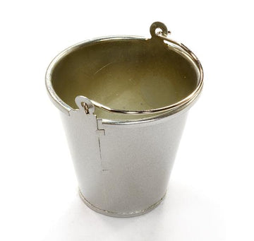Realistic 1/10 Scale 38x36mm Size Metal Bucket for Off-Road Crawling