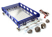 Realistic 1/10 Scale Alloy Luggage Tray 188x110x38mm with 4 LED Spot Light Set