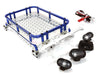 Realistic 1/10 Scale Alloy Luggage Tray 154x98x33mm with 4 LED Spot Light Set