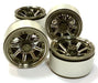 1.9 Size Billet Machined Alloy 8 Spoke Wheel(4) High Mass Type for Scale Crawler