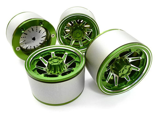 2.2 Size Billet Machined Alloy 8D Spoke Wheel(4)High Mass Type for Scale Crawler