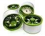 2.2 Size Billet Machined Alloy 6V Spoke Wheel(4)High Mass Type for Scale Crawler