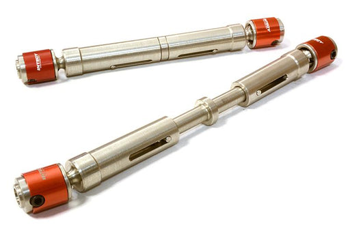Billet Machined Steel Center Drive Shaft Set for SCX-10 Dingo, Honcho & Jeep