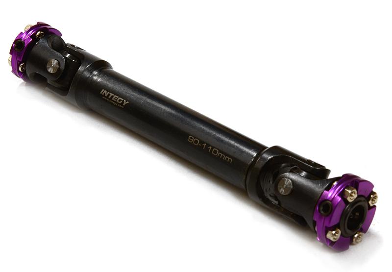 CNC Machined Universal Drive Shaft 90-110mm for Custom 1/14 Semi-Tractor Truck