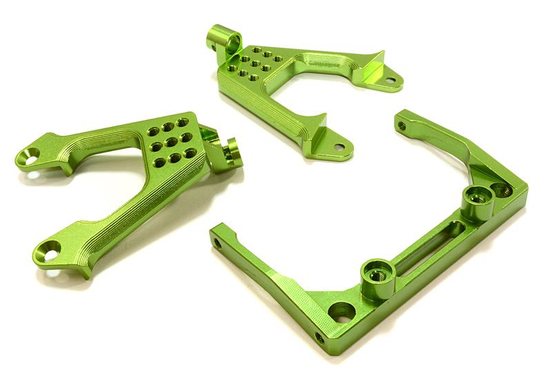 Billet Machined Front Shock Mount & Cross Brace for SCX-10 Dingo, Jeep & Honcho