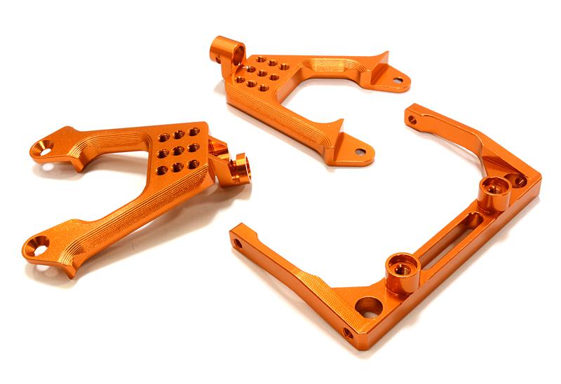 Billet Machined Front Shock Mount & Cross Brace for SCX-10 Dingo, Jeep & Honcho