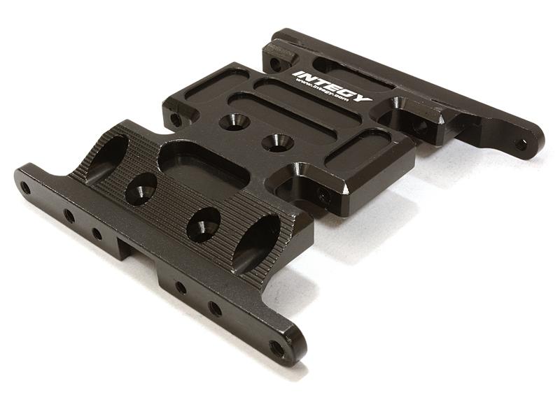 Billet Machined Center Gear Box Mount Skid Plate for Axial 1/10 SCX-10 Crawler